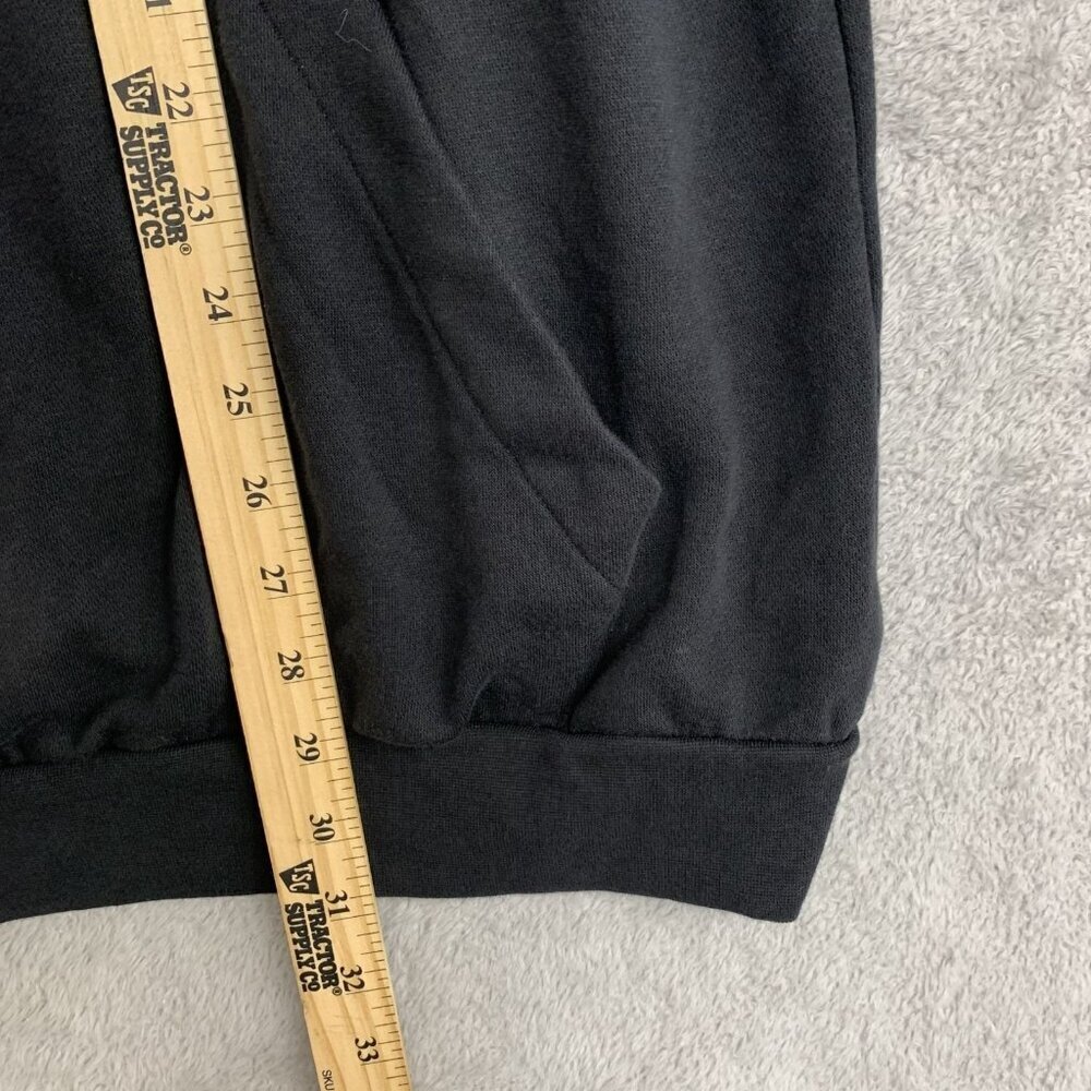 Adidas Men's Size 2X L Black Hoodie Pullover Cotton Blend  h1878 - Picture 3 of 6
